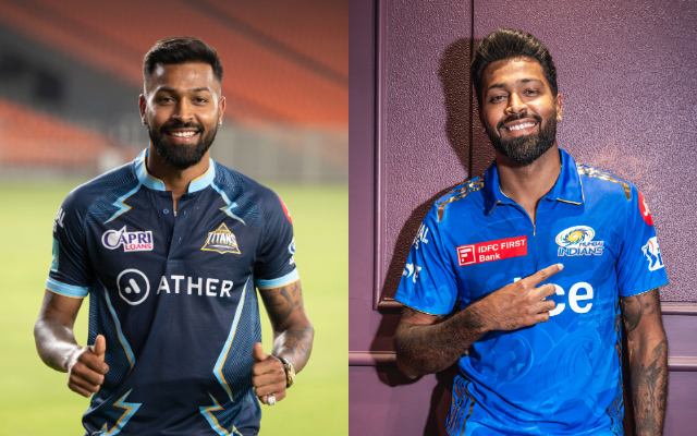 Hardik Pandya Gujarat Titans & Mumbai Indians.