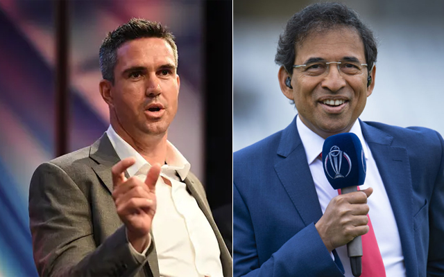 Kevin Pietersen And Harsha Bhogle