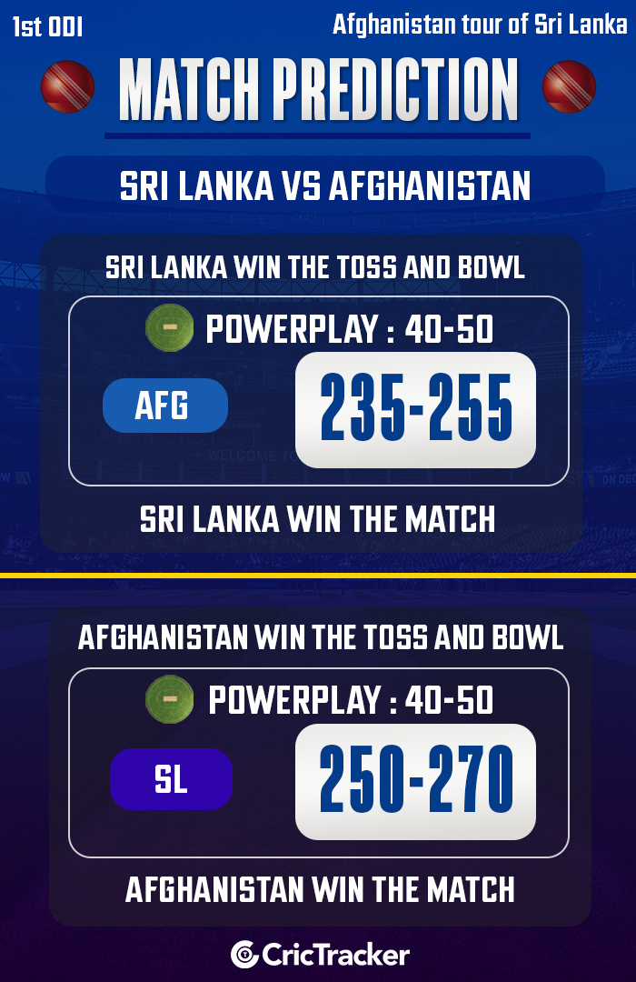 SL vs AFG Match Prediction: Who will win today’s 1st ODI match?