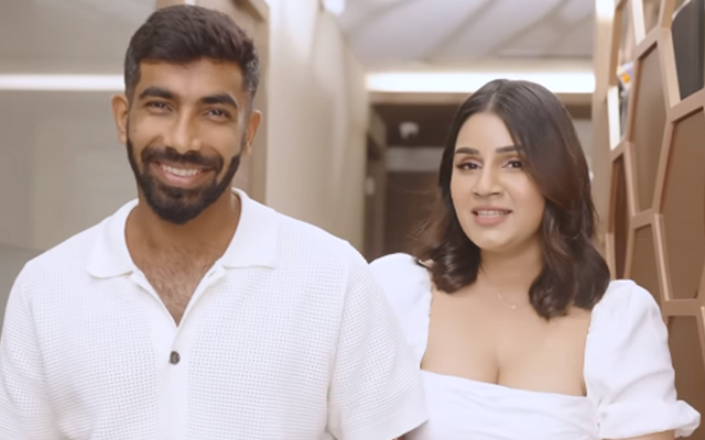 'With her by my side, the world is a wonderful place' - Jasprit Bumrah's wholesome birthday wish for wife Sanjana Ganesan