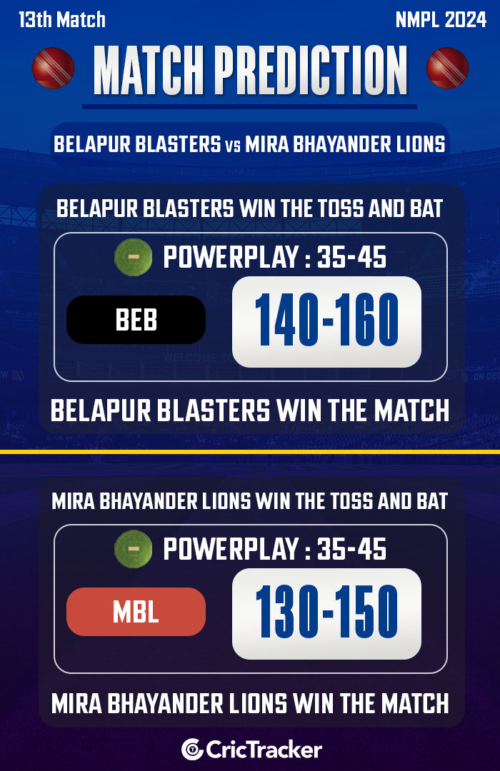 Belapur-Blasters-vs-Mira-Bhayander-Lions,-13th-Match,-NMPL-2024