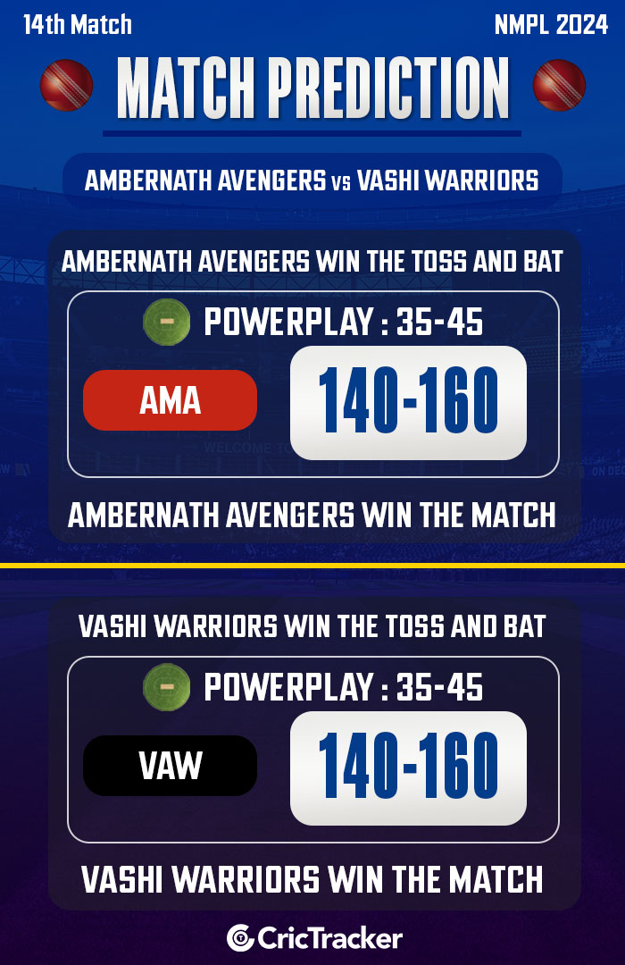 AMA बनाम VAW के बीच आज का मैच कौन जीतेगा?
