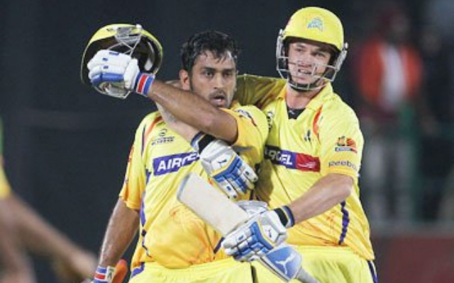 MS Dhoni and Albie Morkel