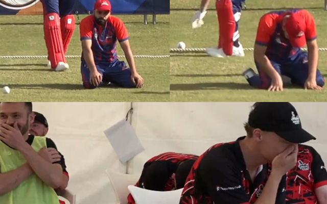 Fielder’s hilarious fumble leads to boundary in European Cricket Match, video goes viral
