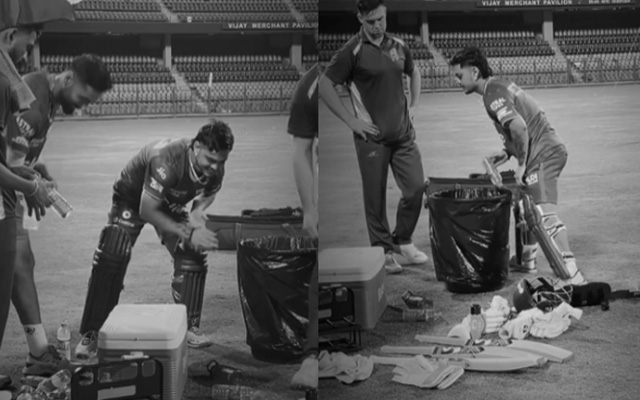 Ishan Kishan cleaning