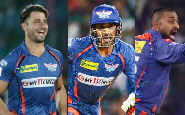 Marcus Stoinis, Deepak hooda and Krunal Pandya