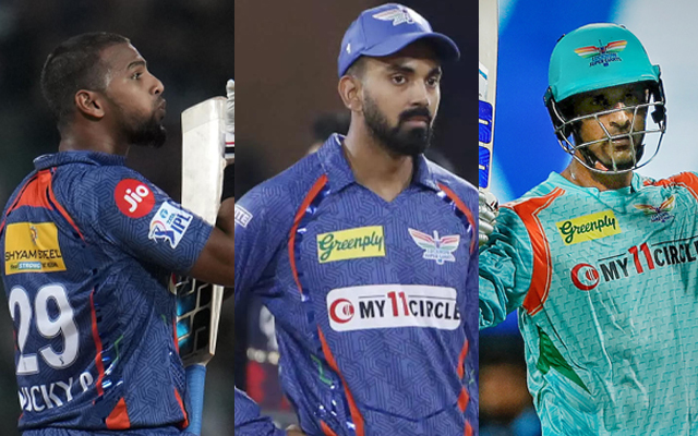 Nicholas Pooran, KL Rahul and Deepak Hooda