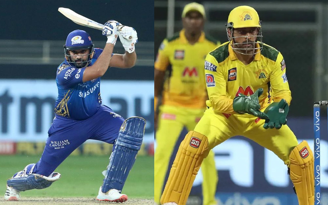 MS Dhoni and Rohit Sharma