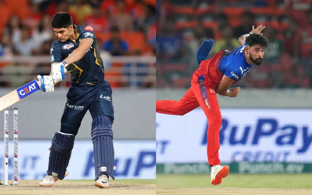 Shubman Gill vs Mohammed Siraj