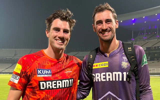 Pat Cummins and Mitchell Starc