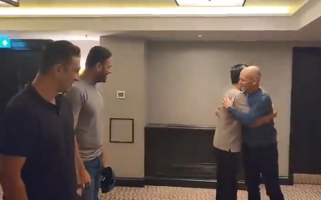 Babar Azam greets Gary Kirsten with warm hug ahead of England T20Is