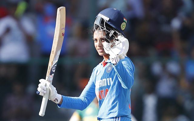 'A classy innings from the queen' - Twitter reacts as Smriti Mandhana's brilliant century helps India post a solid total