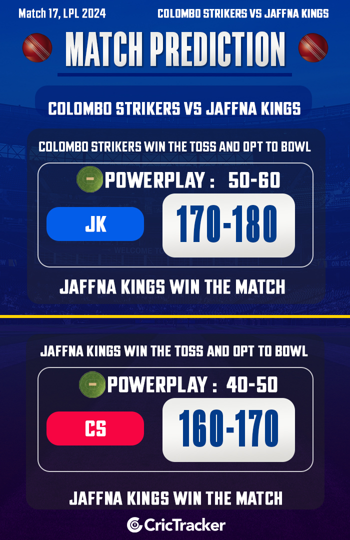 Colombo Strikers vs Jaffna Kings