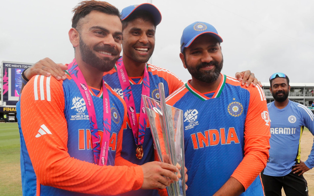 Rohit Sharma,Virat Kohli and Suryakumar Yadav