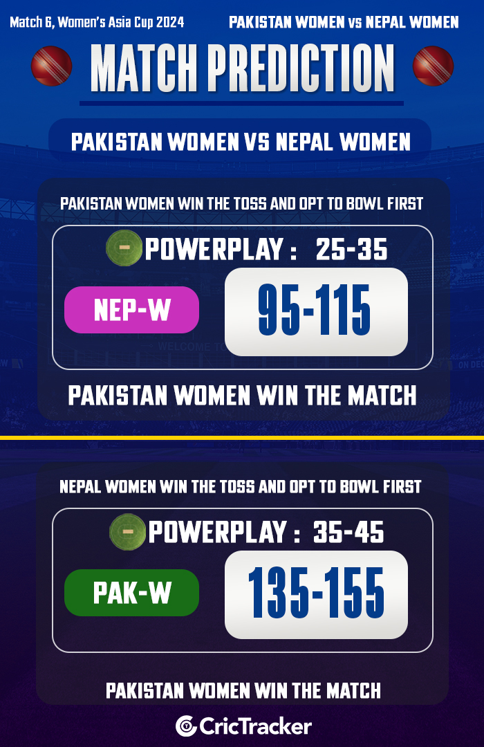 Pakistan women vs Nepal Women