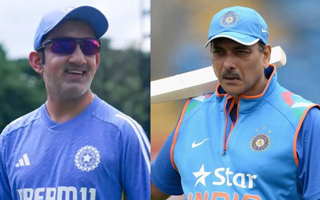 Gautam Gambhir and Ravi Shastri