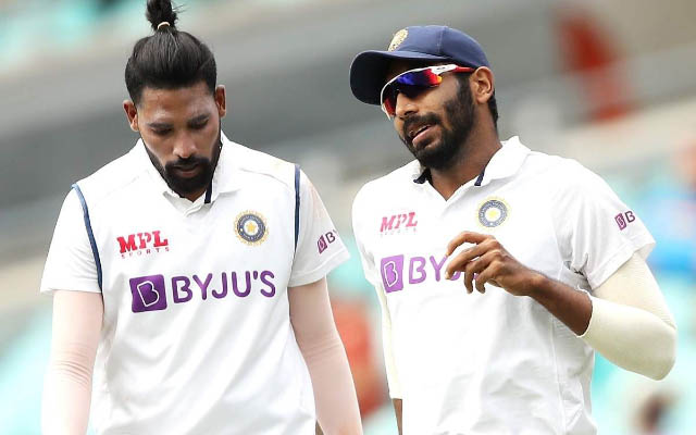 Jasprit Bumrah and Mohammed Siraj