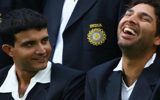 Yuvraj Singh and Sourav Ganguly