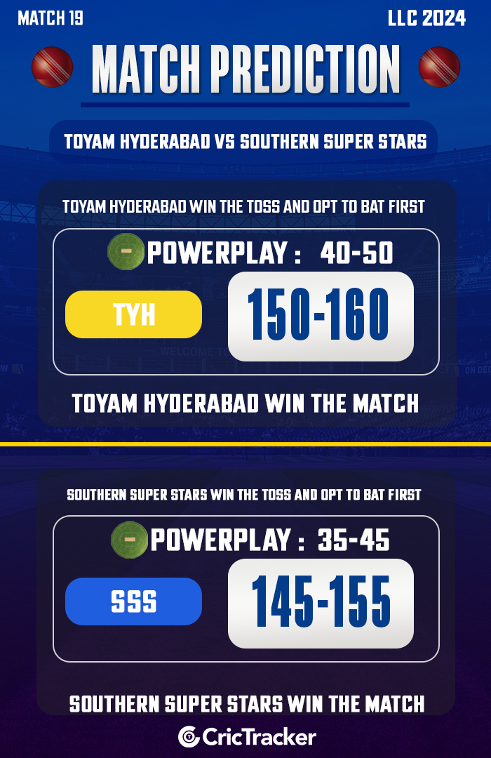 Toyam Hyderabad vs Southern Super Stars