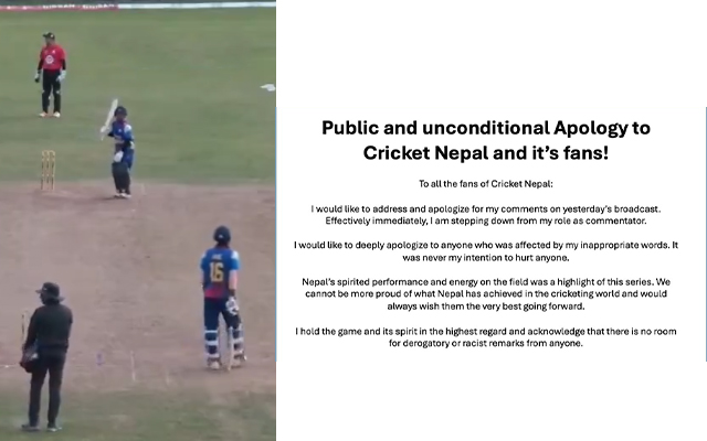 ‘Remarks made by the individual do not reflect our values’ – Cricket Canada issues statement after commentator’s racist remark against Nepal cricketer