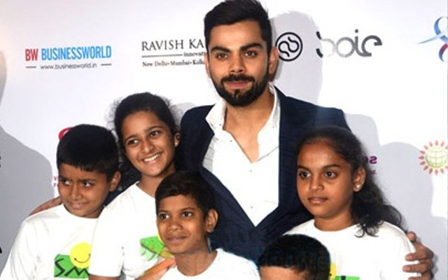 Virat Kohli, Nutrition Transformation for underprivileged children