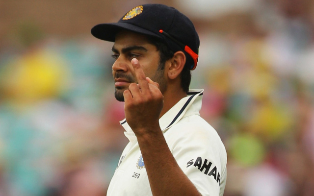 Virat Kohli towards Crowd in 2012