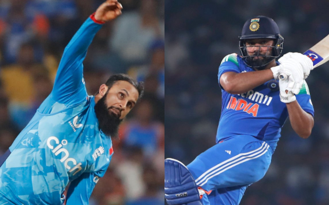 Rohit Sharma and Adil Rashid, a battle-worthy player in India vs England 3rd ODI