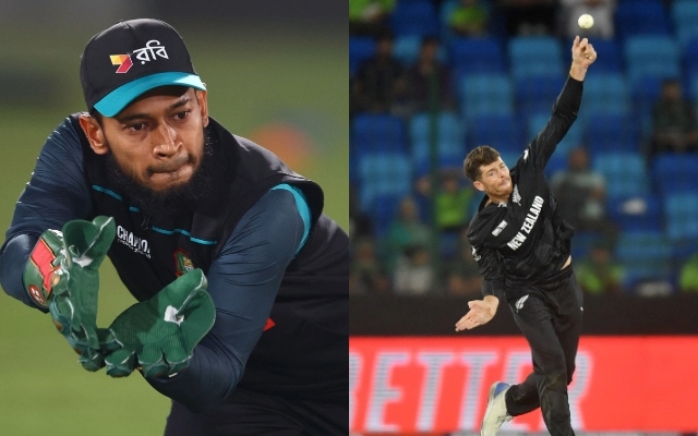 Mushfiqur Rahim and Mitchell Santner.