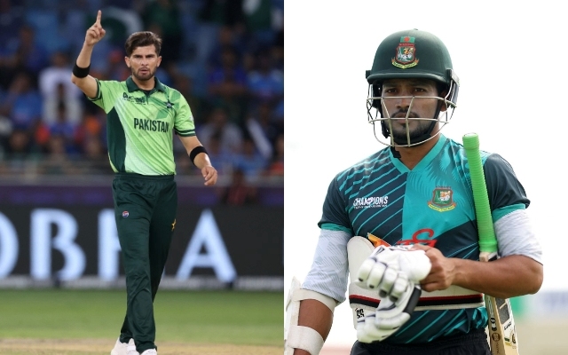 Shaheen Afridi vs Najmul Hossain Shanto.