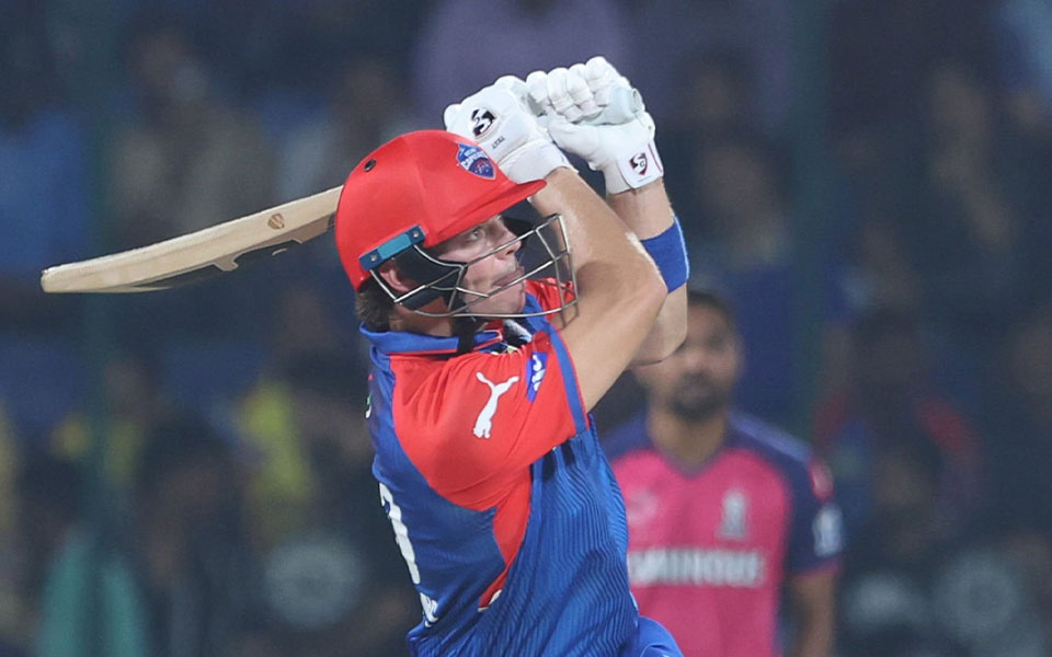 [Watch] IPL 2025: Tristan Stubbs gets going vs Rajasthan Royals with massive maximum