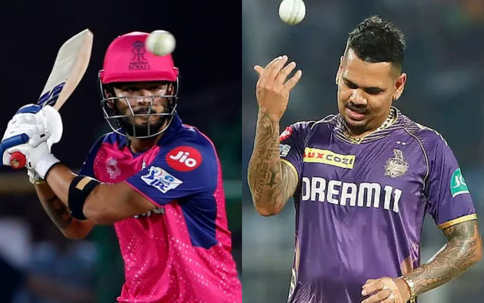 Riyan Parag and Sunil Narine