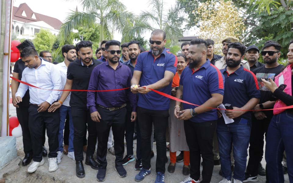 Yusuf Pathan inaugurates 36th center of Cricket Academy of Pathans in Bhilwara, Rajasthan
