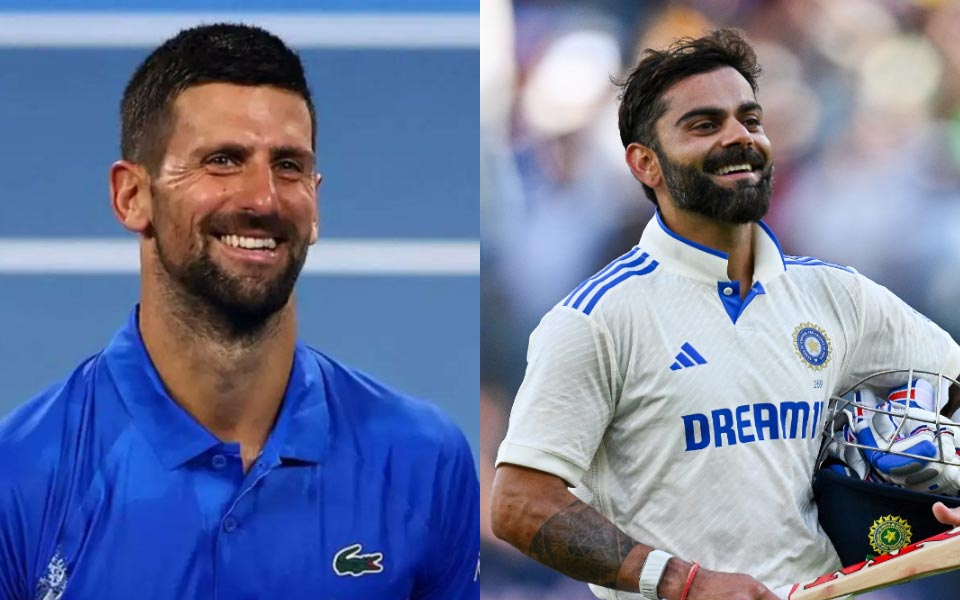 ‘Incredible innings’ – Novak Djokovic congratulates Virat Kohli on stellar Test career
