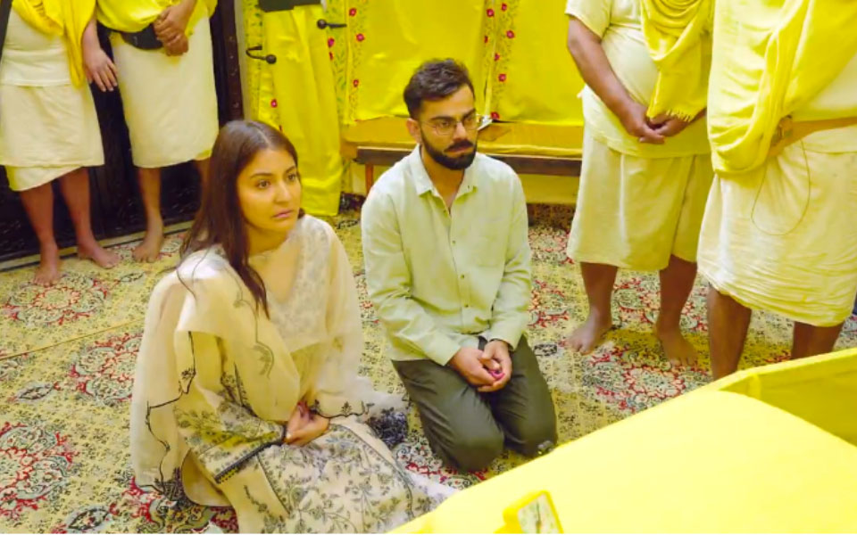 Virat Kohli and Anushka Sharma