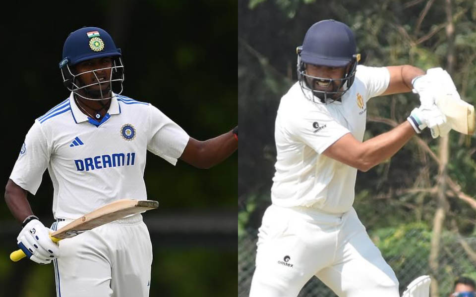 Sai Sudharsan and Karun Nair