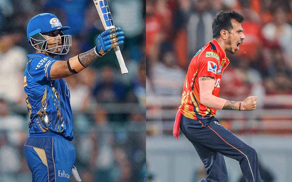 Suryakumar Yadav and Yuzi Chahal