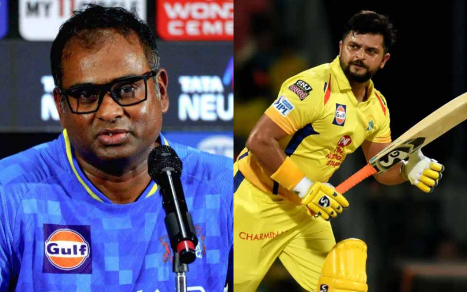 CSK assistant bowling coach responds to rumours on Suresh Raina returning as batting coach