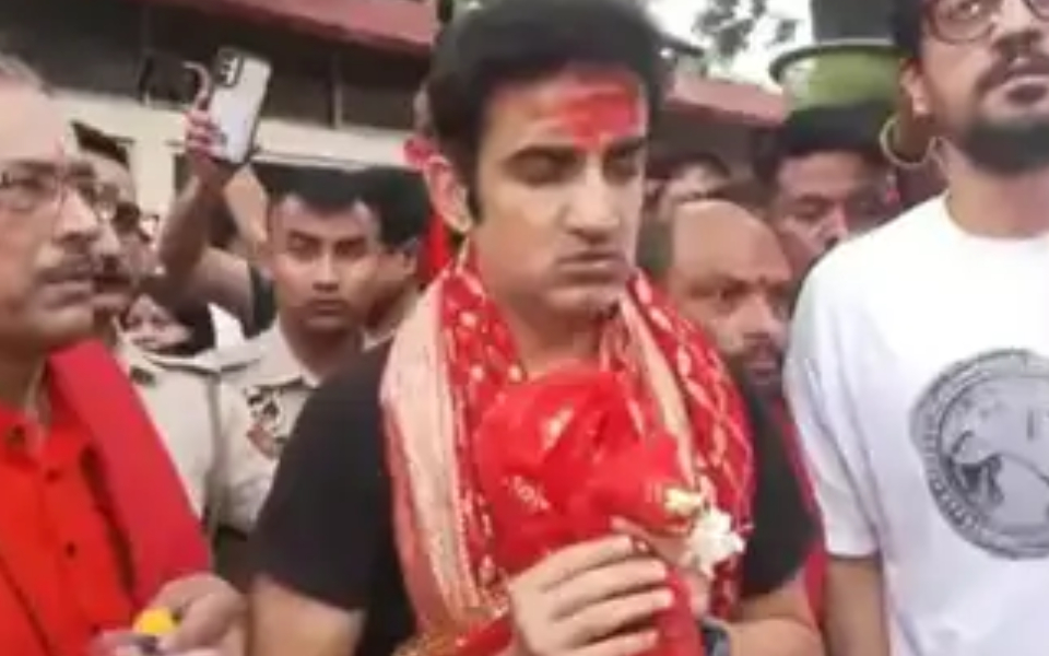 Gautam Gambhir visits Maa Kamakhya temple to seek blessings ahead of upcoming England series