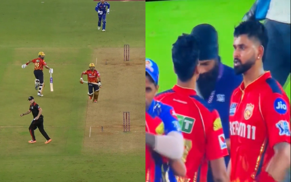 [WATCH] IPL 2025: Shreyas Iyer abuses Shashank Singh after sealing win over Mumbai Indians in QF-2