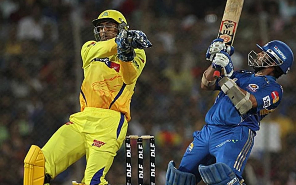 MS Dhoni and Sachin Tendulkar