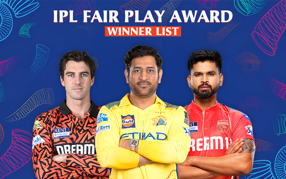 IPL Fair Play Award Winners List