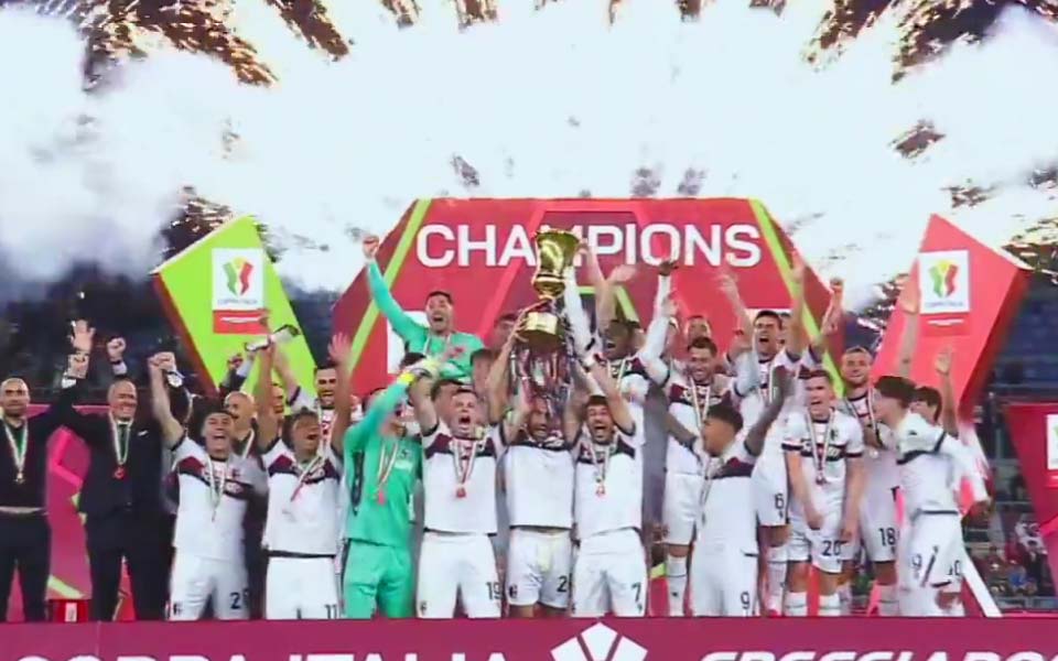Sports teams that ended trophy droughts in 2025, featuring RCB Bologna