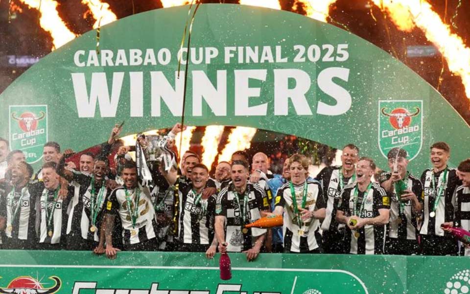 Sports teams that ended trophy droughts in 2025, featuring RCB Newcastle