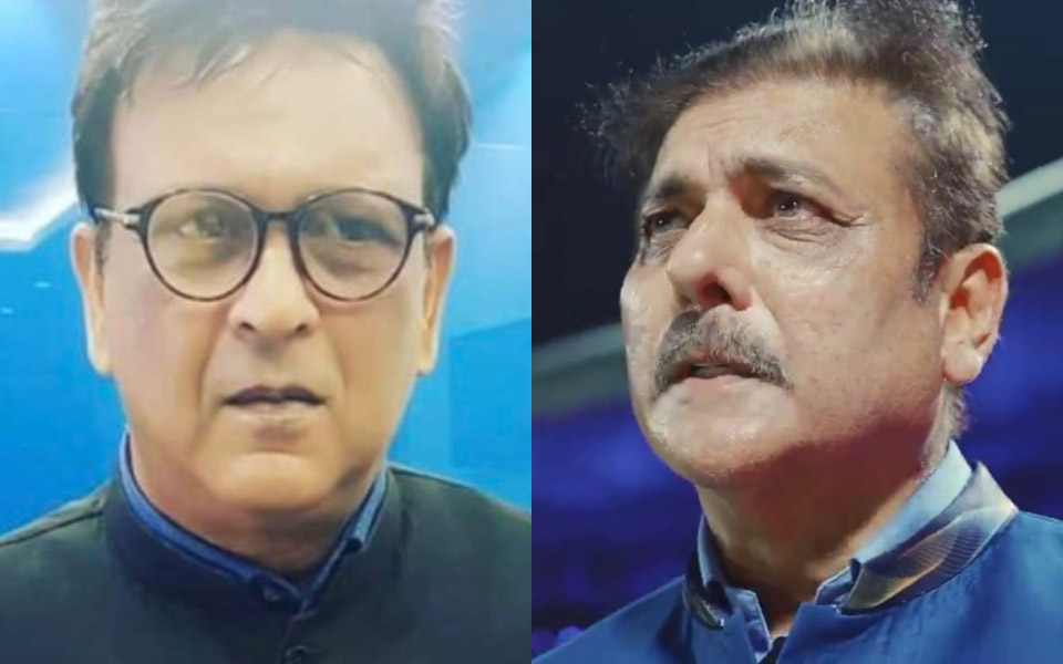 Shishir Hattangadi and Ravi Shastri