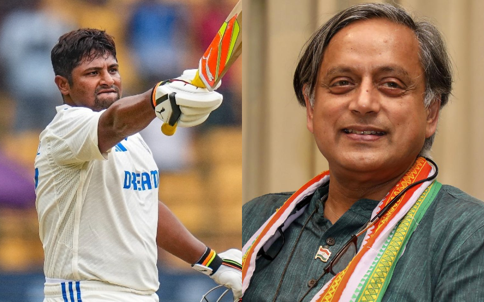 Shashi Tharoor on Sarfaraz Khan's exclusion from India's squad vs England