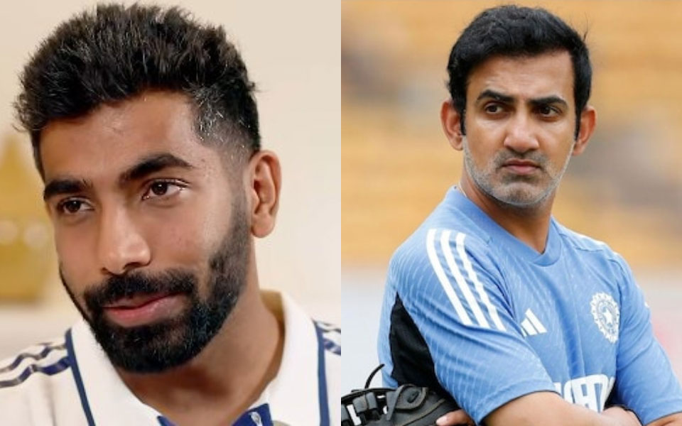 Jasprit Bumrah and Gautam Gambhir