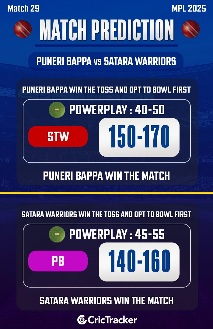 Puneri Bappa vs Satara Warriors, Match 29