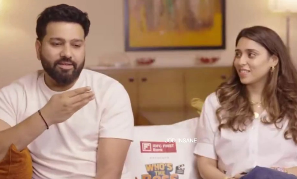 Rohit Sharma and Ritika Sajdeh