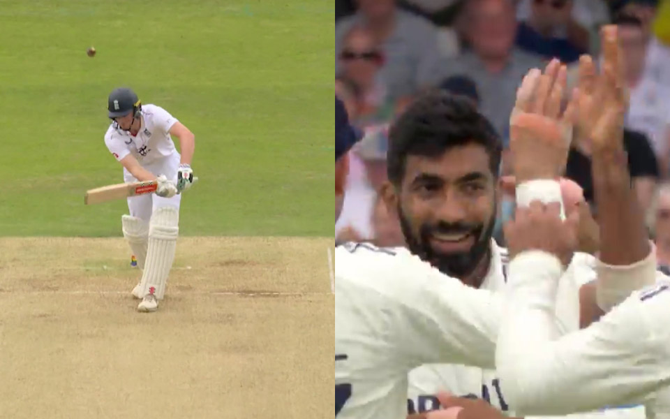 Zak Crawley and Jasprit Bumrah