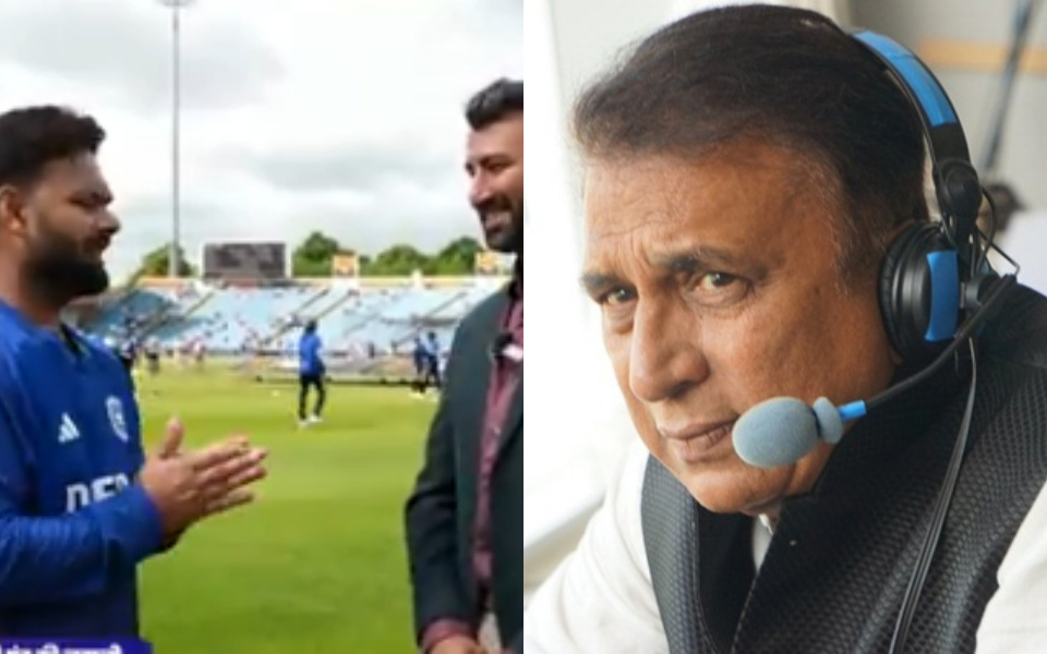 [WATCH] ENG vs IND 2025: Rishabh Pant reacts to Sunil Gavaskar's 'superb, superb, superb' remark (Source: X)